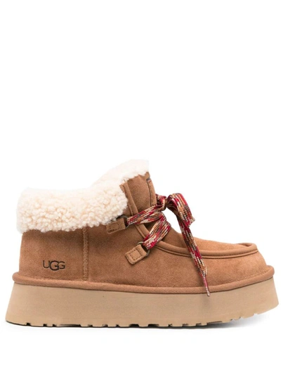 Ugg Funkarra Cabin Cuff Boots In Brown