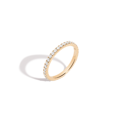 Aurate New York Pavé Lab Grown Diamond Eternity Ring - 0.75ct In White
