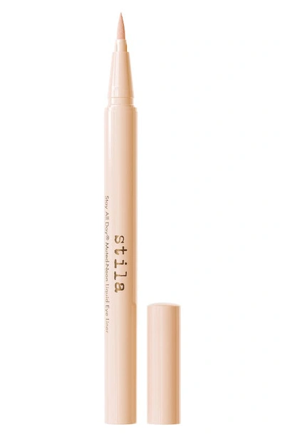 Stila Stay All Day® Muted-neon Liquid Eye Liner In Peach Party