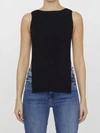 Khaite Evelyn Ribbed-knit Tank In Black