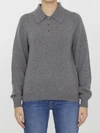 Khaite Joey Cashmere Sweater In Grey
