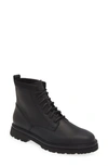 Cole Haan Men's American Classics Waterproof Lace Up Plain Toe Boots In Black/black Wp