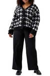 SANCTUARY WARMS MY HEART HOUNDSTOOTH CARDIGAN