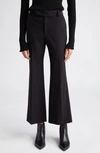 PROENZA SCHOULER STRETCH WOOL BLEND CROP SUITING PANTS