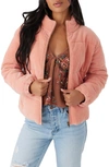 O'neill Novah Quilted Corduroy Jacket In Sun Rust