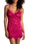 IN BLOOM BY JONQUIL ROMAN HOLIDAY SHEER LACE CHEMISE