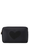 BLOC BAGS MEDIUM HEART COSMETIC BAG