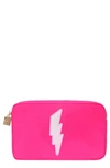 BLOC BAGS MEDIUM LIGHTNING BOLT COSMETICS BAG