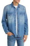 FRAME WESTERN DENIM SNAP FRONT SHIRT