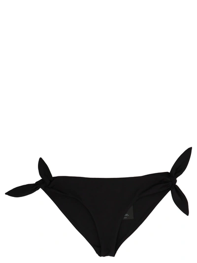 Saint Laurent Bikini Lace-up Briefs In Black