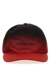 FERRAGAMO LETTERING LOGO CAP HATS MULTICOLOR