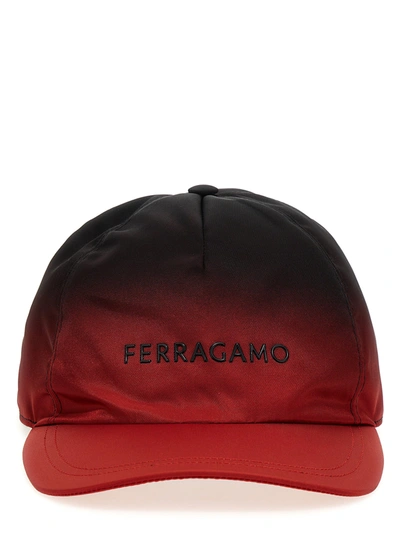 FERRAGAMO LETTERING LOGO CAP HATS MULTICOLOR