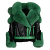 Wanan Touch Sofy Jacket In Black Leather