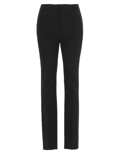 Saint Laurent Wool Trousers Pants Black