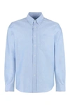 Aspesi Cotton-poplin Shirt In Blue
