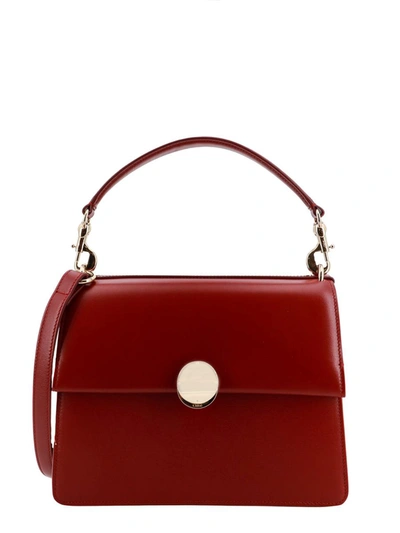 Chloé Penelope Medium Top Handle Bag Red Size Onesize 100% Calf-skin Leather In Rouge