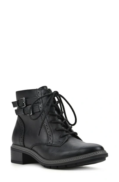 Cliffs By White Mountain Women's Elibeth Lace-up Boot In Black/ Smooth