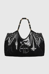 ANINE BING ANINE BING KATE TOTE IN HIGH-SHINE BLACK