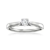 ROSS-SIMONS LAB-GROWN DIAMOND SOLITAIRE RING IN STERLING SILVER