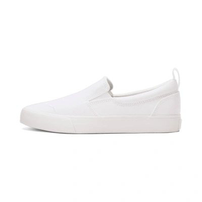 Puma Bari Slip-on Comfort Women's Shoes In White- Silver