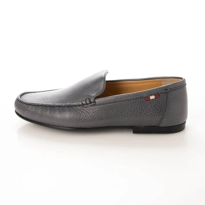 Bally Craxon Men's 6231424 Grey Leather Loafers