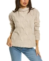 Alashan Cable-knit Wool Sweater In Beige