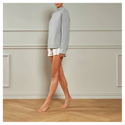 Frette Women's Casing Pullover In Grey