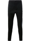 LABEL UNDER CONSTRUCTION LABEL UNDER CONSTRUCTION SLIM-FIT TAILORED TROUSERS - BLACK,30FMPN8612191088