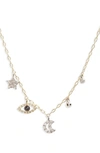 MEIRA T DIAMOND CHARM NECKLACE,1N9669Y