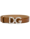 DOLCE & GABBANA LOGO BUCKLE BELT,BE1270A109512209555