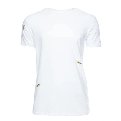 Gucci Bee Embroidered T-shirt White Men