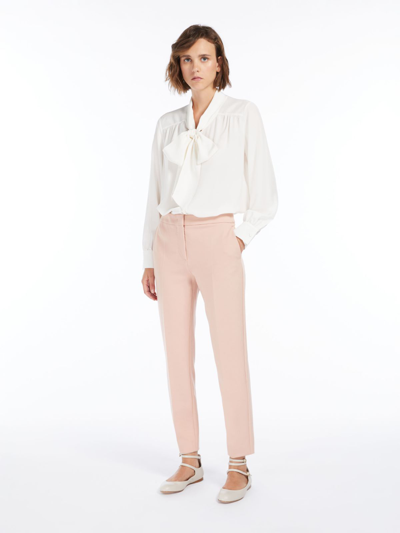 Max Mara Pure Silk White Shirt