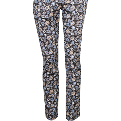 Lords Of Harlech Jack Lux Groovy Floral Pant In Grey