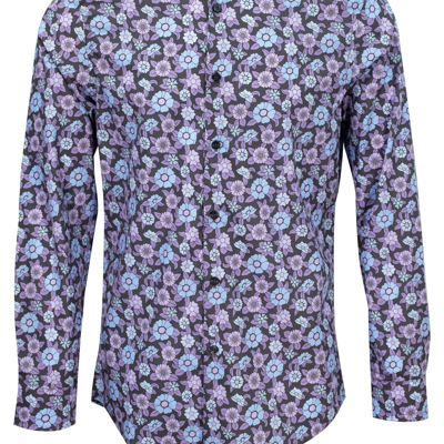Lords Of Harlech Morris Groovy Floral Shirt In Multi