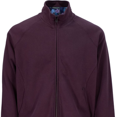 Lords Of Harlech Neville Full-zip Jacket In Purple
