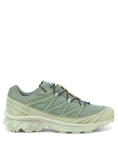 Salomon Xt-6 Gtx Sneakers In Green Synthetic Fibers