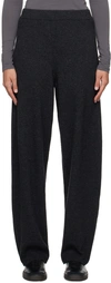 LEMAIRE GRAY SOFT CURVED LOUNGE PANTS