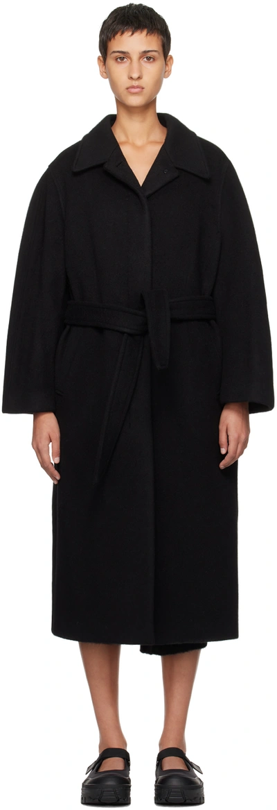 Amomento Black Hourglass Coat