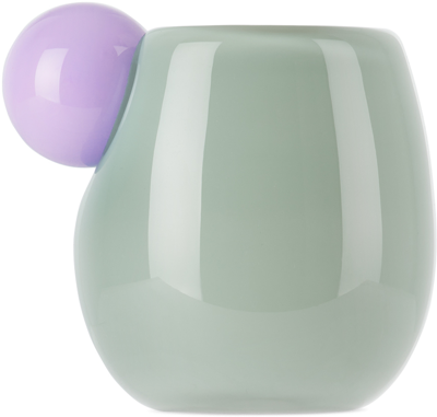 Helle Mardahl Purple & Green Bon Bon Espresso Mug In Violet & Mint