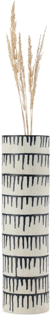 L'objet Vases Black And White Uni In White Black