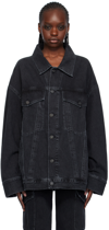 Agolde Wayne Distressed Denim Jacket In Spider