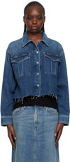 Agolde Nyx Cotton Denim Shirt In Pathway
