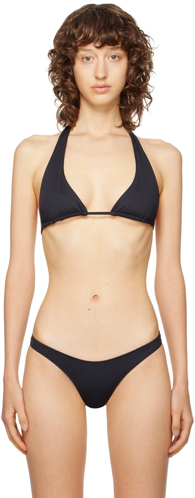 Frankies Bikinis Black Diana Bikini Top