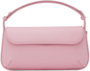 Courrèges Sleek Leather Shoulder Bag In Candy Pink