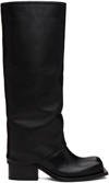 Fidan Novruzova Black Havva Chunky Heel Trouser Boots In Black