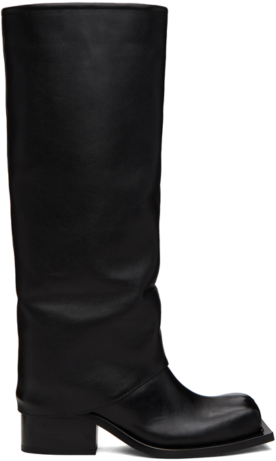 Fidan Novruzova Black Havva Chunky Heel Trouser Boots