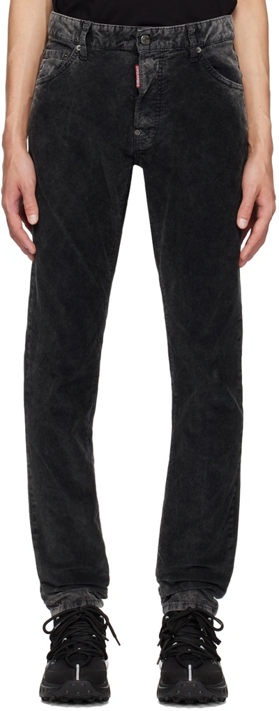 Dsquared2 Black Cool Guy Jeans In 900 Black