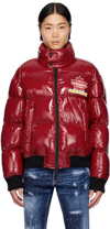Dsquared2 Glossy Puff Red Puffer