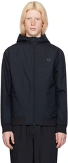 Fred Perry Fp Brentham Jacket In Black 102