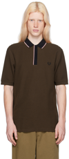 FRED PERRY BROWN 'THE FRED PERRY' POLO